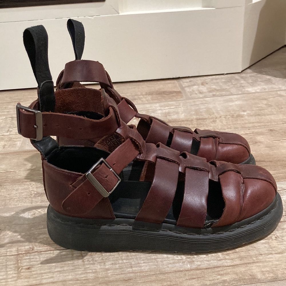 Dr. Martens Geraldo Leather Gladiator Sandals